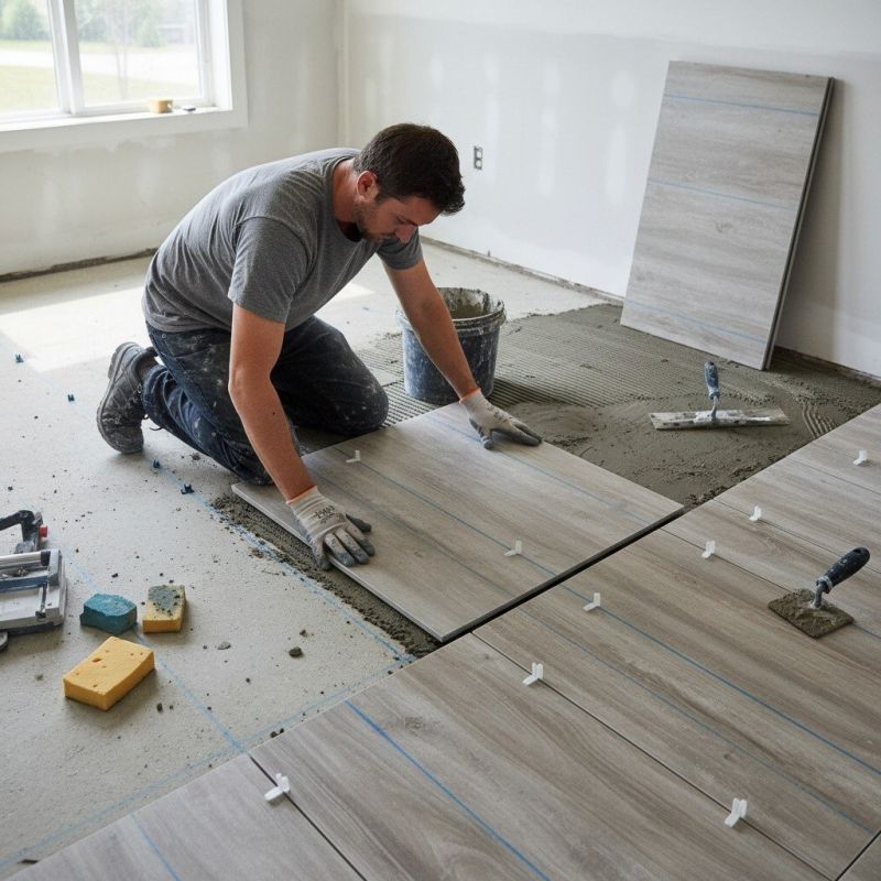 Travertine Floor Installation in Longmont, CO